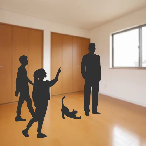 不動産査定のための室内確認